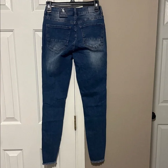 Resfeber Los Angeles Collection Boyfriend Jeans Sz 6 | Distressed Frayed Hem NWT - Picture 8 of 13